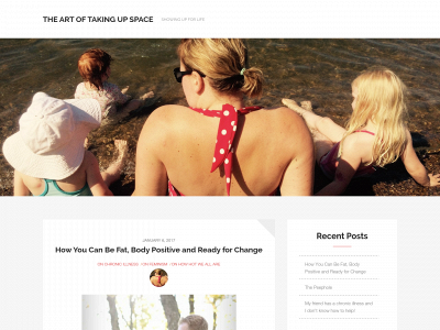 theartoftakingupspace.com snapshot