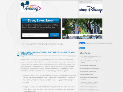 totaldisney.com snapshot