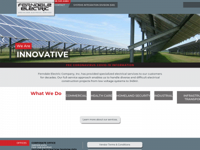 ferndale-electric.com snapshot