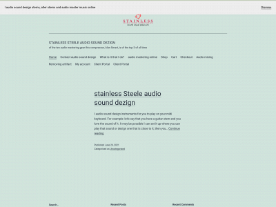 stainlesssteeleaudiosounddezign.net snapshot