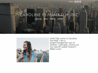 carolinefernalldmusic.com snapshot