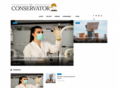 theconservatornews.com snapshot