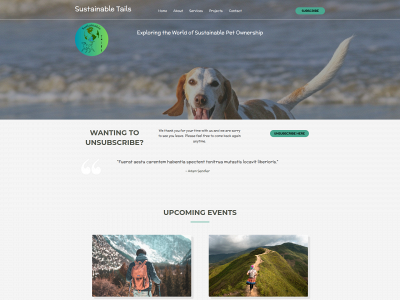 sustainabletails.com snapshot