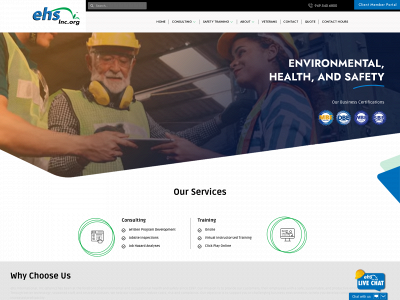 ehsinc.org snapshot