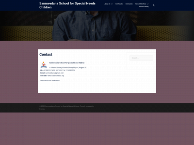 sanmvedana.org snapshot