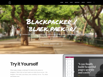 theblackpacker.com snapshot