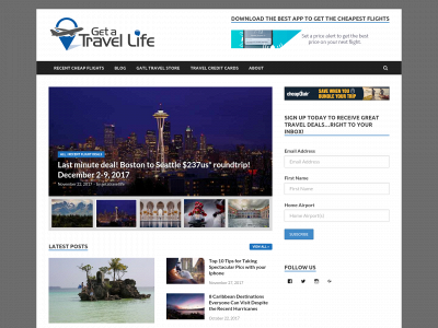 getatravellife.com snapshot