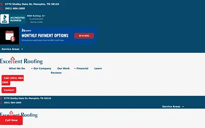 excellentroofing.com snapshot