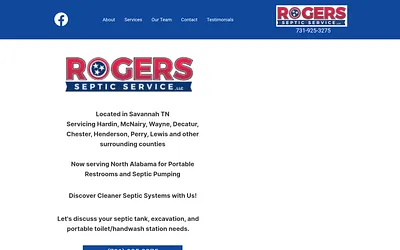 rogerssepticservice.com snapshot