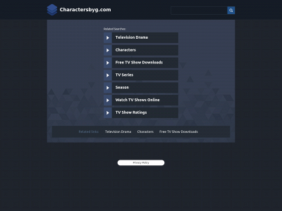 charactersbyg.com snapshot