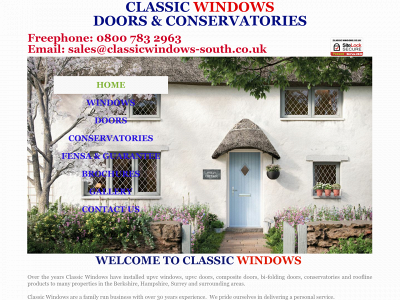 classic-windows.co.uk snapshot