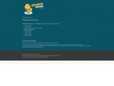allbagsaustralia.com.au snapshot