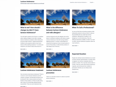 lactoseinfo.com snapshot