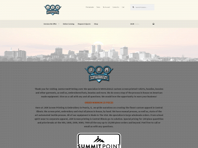 jamscreenprinting.com snapshot
