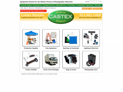 castexrentals.com snapshot