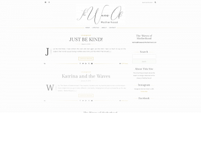 thewavesofmotherhood.com snapshot