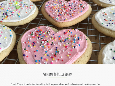 freelyvegan.com snapshot