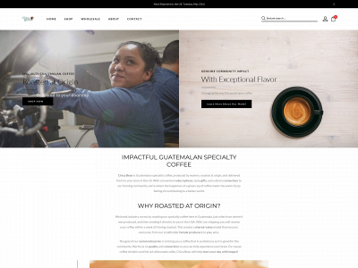 chicabean.com snapshot