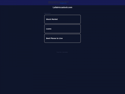 lafabriccastock.com snapshot