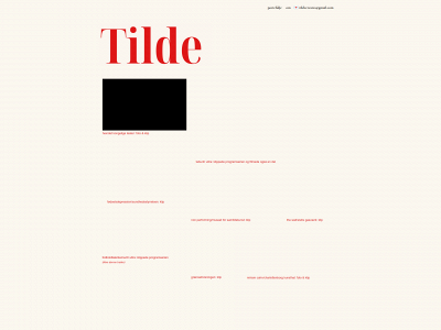 tildecreates.dk snapshot