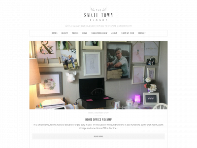 thesmalltownblonde.com snapshot