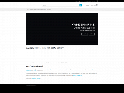 www.thevapelounge.co.nz snapshot