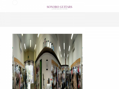 sonoroguitars.com snapshot