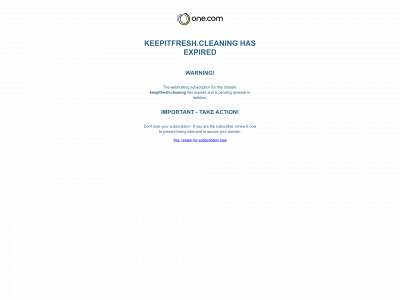 keepitfresh.cleaning snapshot