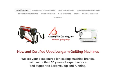 www.accomplishquilting.com snapshot