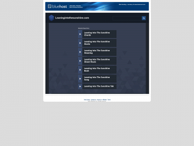 leaningintothesunshine.com snapshot