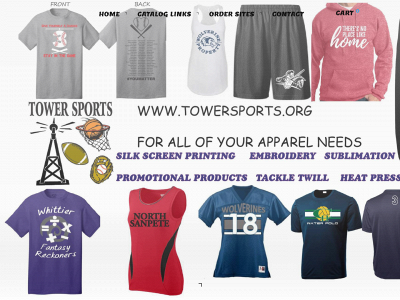 www.towersports.org snapshot