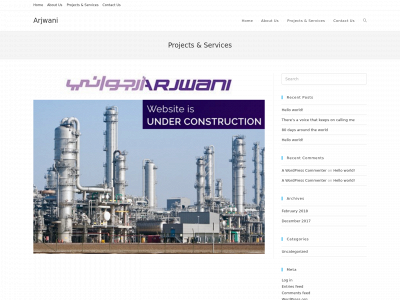 arjwani.com snapshot