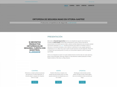 ortopediasegundamano.com snapshot