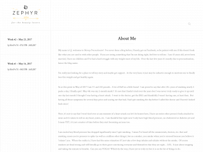 skinnyprocrastinator.com snapshot