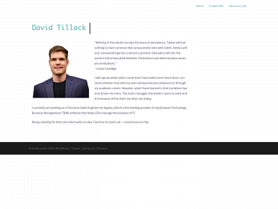davidtillack.com snapshot