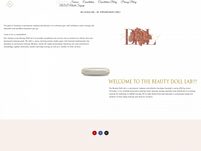 thebeautydolllab.com snapshot
