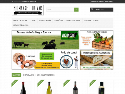 tiendabiomarketolivar.es snapshot