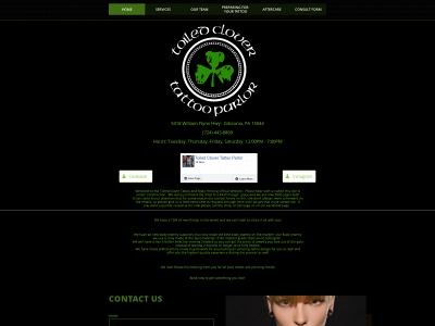 toiledclovertattoo.com snapshot