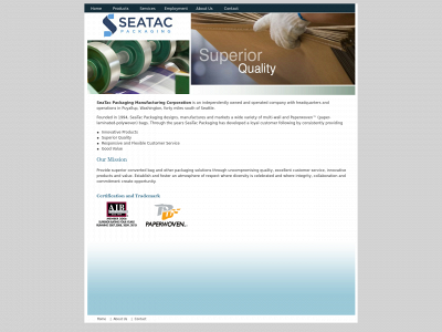 seatacpackaging.com snapshot