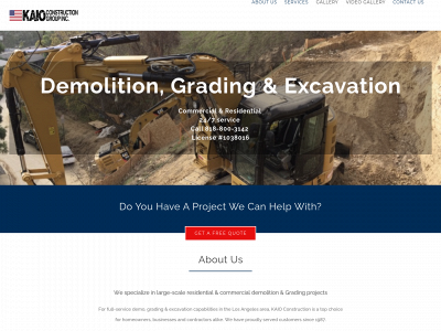 kaioconstruction.com snapshot