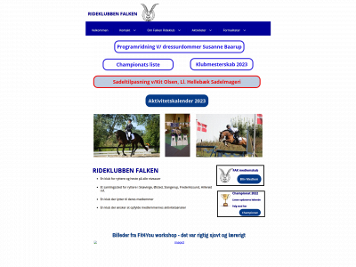 rideklubbenfalken.dk snapshot