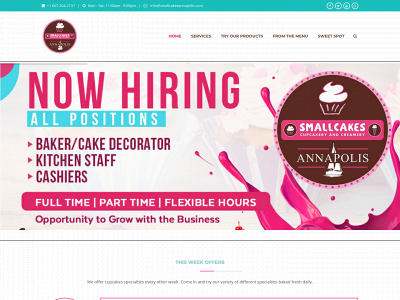 smallcakesannapolis.com snapshot