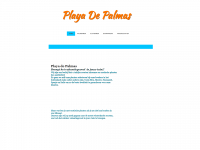 playadepalmas.be snapshot