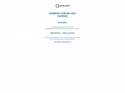 mamper.com.mx snapshot