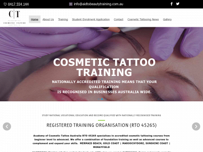 aidtobeautytraining.com.au snapshot