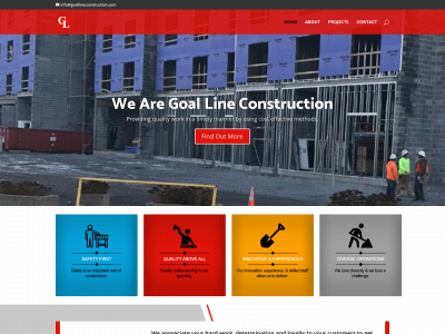 goallineconstruction.com snapshot