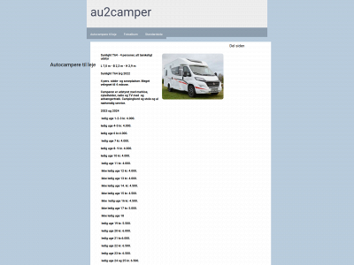 au2camper.dk snapshot