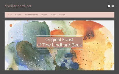 tinelindhard-art.dk snapshot