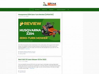 mowersking.com snapshot