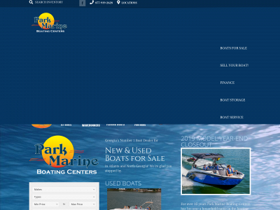 parkmarine.com snapshot
